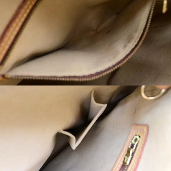 LOUIS VUITTON Logo Looping GM Shoulder Bag Monogram Leather Brown M51145 89ED212 - Picture 12 of 14